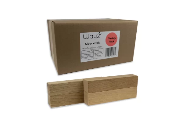 1_oak-alder_vp 3500X2500 copy Box of Alder and Oak Variety Pack with 2 pieces of wood each