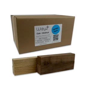 1_oak-walnut_vp_3500X2500 Kiln Dried Oak & Walnut Mini Firewood Variety Pack (10-11 lbs) – Limited Edition